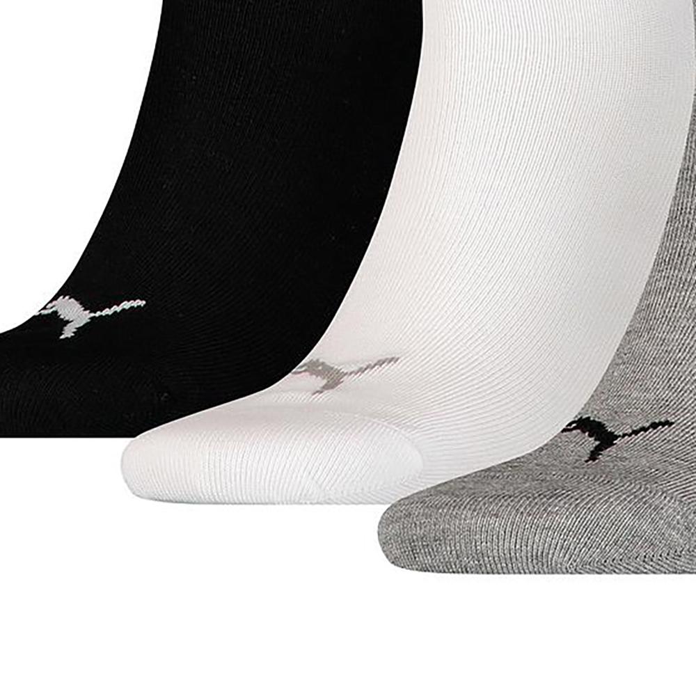 Puma Unisex Adult Invisible Socks (Pack of 3)
