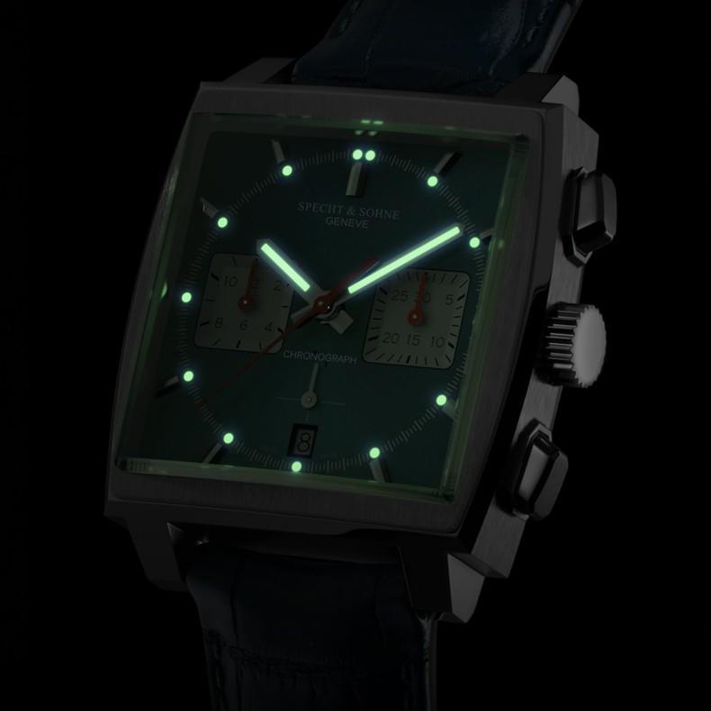 2023 Fashion Mens Watches Top Brand Luxury Specht&sohne Quartz Wrist Watch For Men Military Sports Watches Luminous Leather Strap 39mm