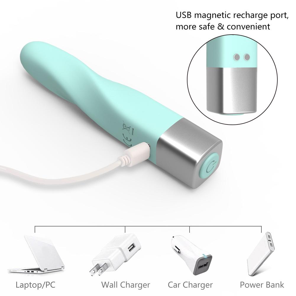 16 Speed Mini Bullet Vibrators For Women USB Finger Vibrador Dildo Sex Toys Shop Clitoris Stimulator Vibrating Lipstick