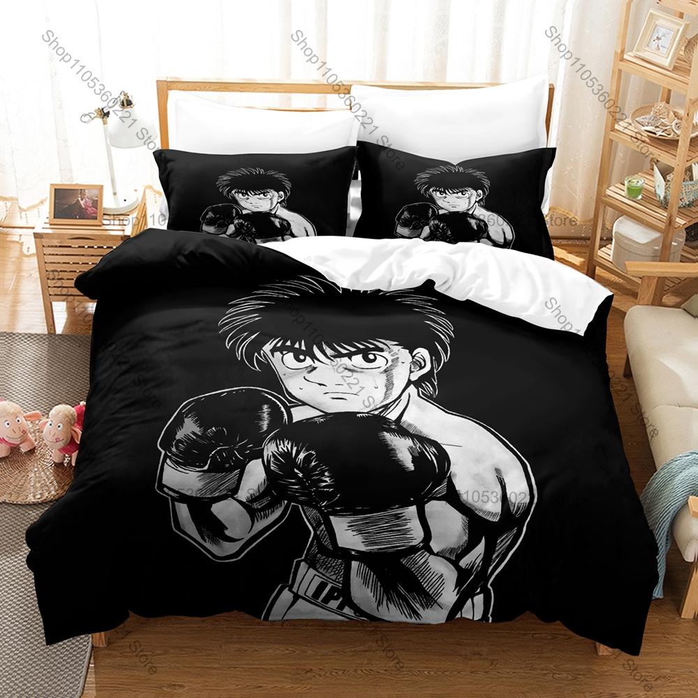 Cool Personality Anime Hajime No Ippo New Bedding Set Microfiber Soft Duvet Cover Pillowcase Bed Set Home Textile For Bedroom Do