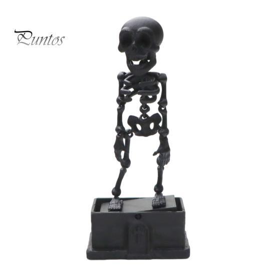 Decorazione Acquario Gamberetti Scheletro Danzante Aeratore Acquario, Ornamento Dinamico Alimentato ad Aria, Divertente Aeratore Decorazione con Giunto Flessibile con Tubo da 1m e Ventosa