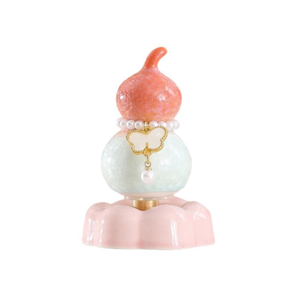 360° Rotation Ceramic Calabash Statue Exquisite Rotating Lucky Gourd  Holiday Gifts Style 13
