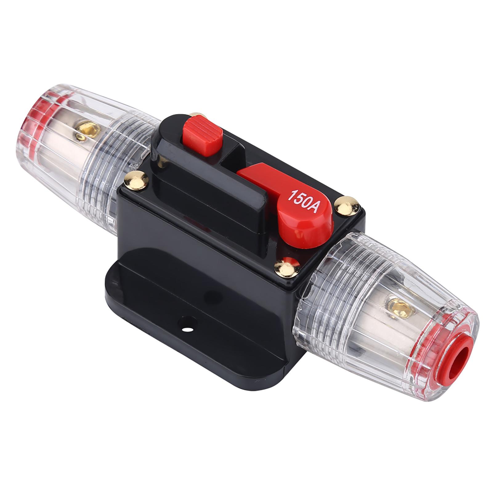 

Car Modified Audio 150A Circuit Breaker Manual Reset Switch Fuse Holder