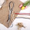 Retro Pu Braided Pearl Belt Waist Chain Versatile Women Leather Rope Waistband Waist Rope Jeans Dresses Clothing Accessories