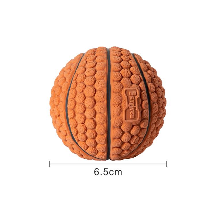 9-14cm 5PCS TPR Multi Styles Durable Interactive Eco Friendly Rubber Ball Organic Dog Chew Cooling Toys