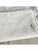YSL - Women's Makeup Bag Storage Bag, White Leather, Large Capacity, Convenient To Carry, Suitable For Daily Use.A Gift For Friends