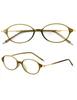Progressive Multifocal Reading Blue Light Unisex Resin Titanium Power [AMMGLSS] Glasses, Blocking, Half-Rim Glasses, Lenses, Alloy, Men's & Women's,