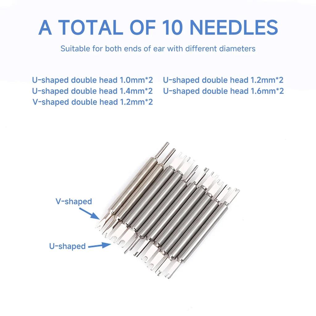 Werkzeugsatz für Federstegzange für Uhren, Federstegpinzette zum Entfernen von Uhrenarmbändern, Reparatur-Fix-Set, Uhrenreparaturwerkzeug