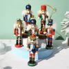 6x Christmas Nutcracker Ornaments Tree Decorations Decorative Soldier Figurines