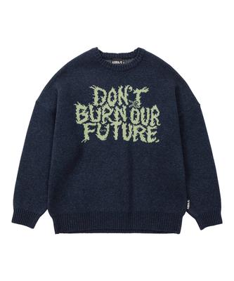 AJOBYAJO [Pba] Dbof Wool Knit Sweater [Navy]