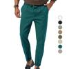 Herren Übergröße Freizeithose Herren Trend Business Casual Hose Frühling und Herbst Neu Gerade Einfarbig Herrenbekleidung