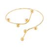 Zinc Zinc Alloy Opening Cuff Bracelets Hollow Flower Circle Upper Arm Bracelet  Arm Accessories