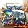 Overwatch 2 Bettwäsche-Set, Einzelbett, Doppelbett, Queen-Size-Bett, King-Size-Bett, Erwachsenen- und Kinderschlafzimmer, Bettbezug-Sets, Anime-Parure de Lit-Bett