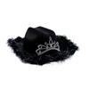 Pink Cowgirl Hat Tiara Cowboy Hat Dress Up Costume Clothes for Kids Pretend Play Party Favors Western Cowboy Hat for Boys Girls