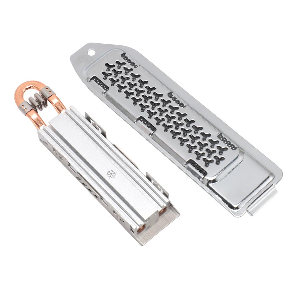 M.2 NVME SSD Heat Sink Professional Efficient Replacement Heatsink Kit with Dust Cover for PS5 Conso
