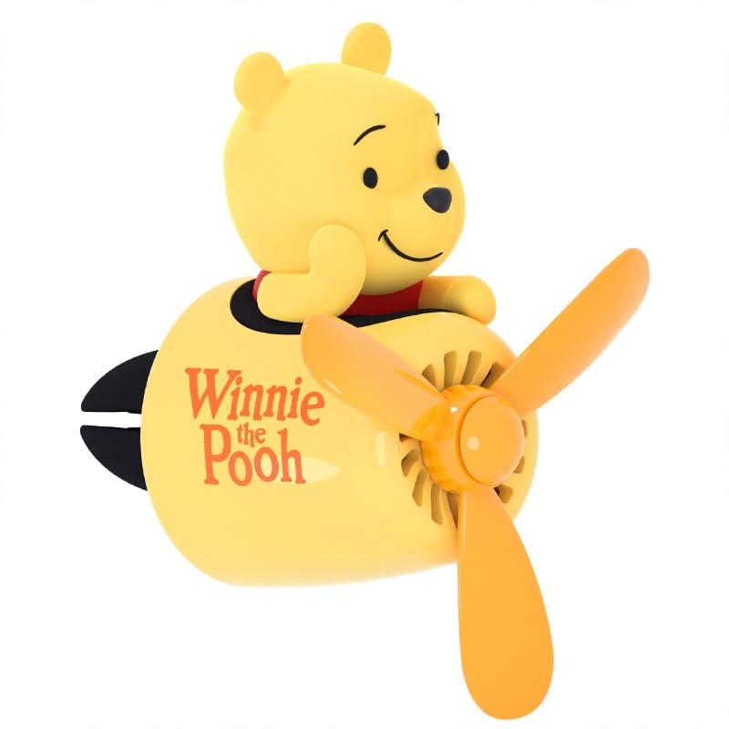 

Winnie the Hello Mickey Minnie Judy Hopps Car Air Cute Bear Solid Easy Spiral Rotating Propeller Diffuser for Air Car Decoration Winnie the Pooh,