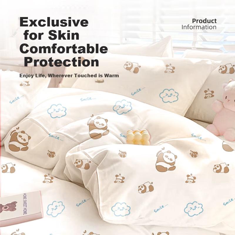 Right Away Disposable Bedding Set for Two People, Thickened Bed Sheet, Duvet Cover, Bedding Set for Travel And Hotel Use, Hygienic Barrier