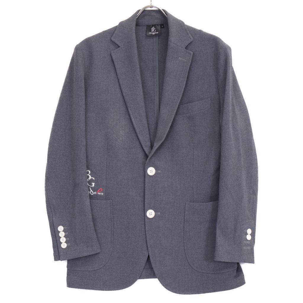 1piu1uguale3 GDB003 Back Logo 2B Jacket V grayUsed