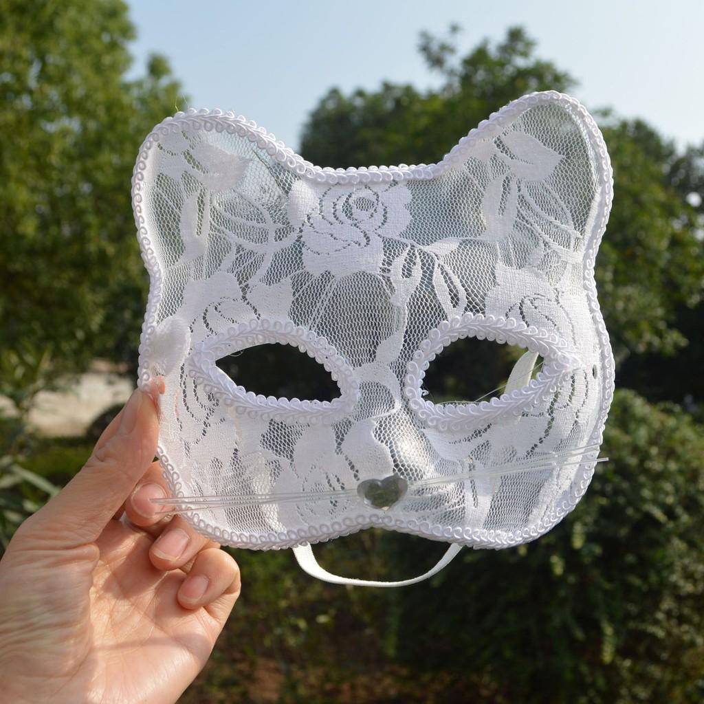 Pvc Mask Cat Halloween Cosplay Theatrical Costume Events Supplies Accessories