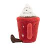 JELLYCAT Christmas Hot Chocolate Cute Doll Plush Doll 19cm Tall