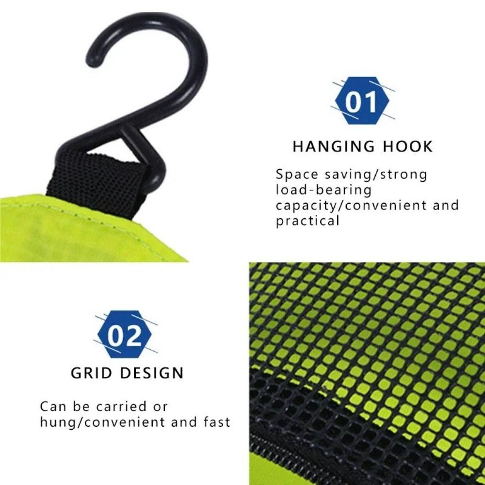 Portable Travel Toiletry Bag Sturdy Hanging Hook Cosmetic Bag Wash Organizer Kit  Business Trips