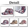 Baseball Mosaic Digital CA871 [White Fang] Hat, Cap, Pattern, Pattern, Unisex, Stylish, Cool, Men's Cap, (Gray)