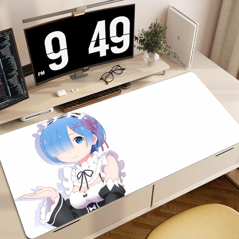 Mouse Pad Ram And Rem large keyboard mouse desk pad nonslip rubber gaming mouse pad laptop mouse carpet
