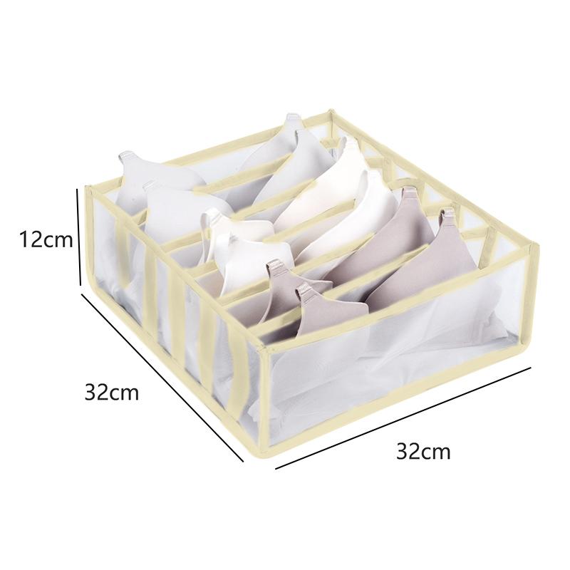 Quick Closet Organizer Underwear Bra Socks Organizer Home Cabinet Clapboard Storage Box Clothes Foldable Drawer Organizer