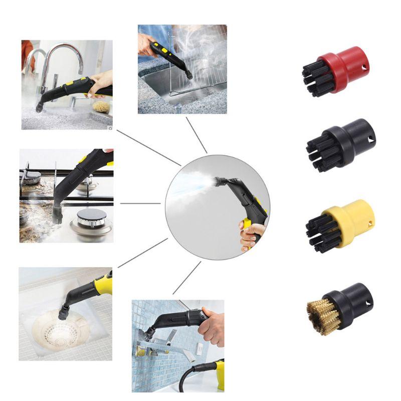 Steam Cleaning Brush For Karcher SC1 SC2 SC3 SC4 SC5 SC7 2.863-058 Round Attachment Replacement Dust Remove For Home