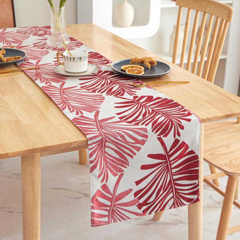 Double-sided Printing Table Runner Living Room Coffee Table Tablecloth Chinese Style Home Decoration