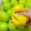 @Nowa Ręcznie robiona Chrupiąca cytrynowa Piłeczka Antystresowa Zabawka do ściskania Zmieniająca kolor Mango Miękka Piłeczka Fidget ASMR Sensoryczna Zabawka do Redukcji Stresu Prezent