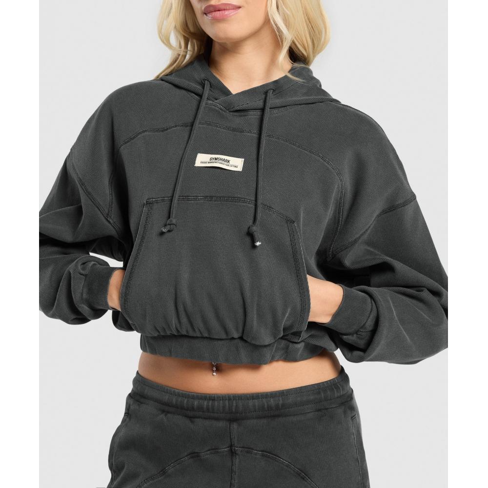 Gymshark Rest Day Ribbed Hoodie Asphalt Grey B1c4e Gc02