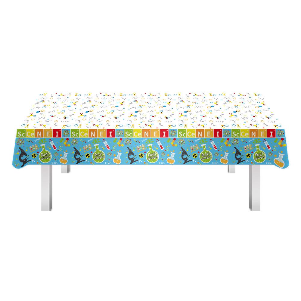 Chemistry Experiment Learning Science Theme Tableware Disposable Paper Cup Paper Plate Paper Towel Birthday Party Set Food Grade