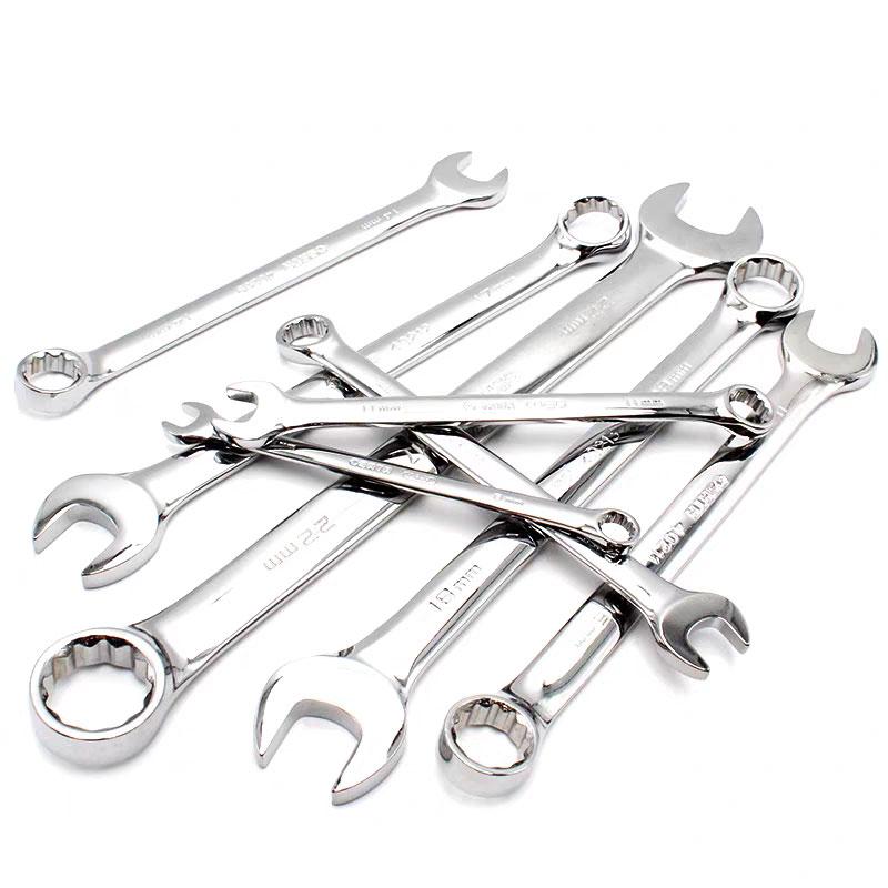 Multifunctional Open Box Wrench Hand Tools Multi-size Combination Wrench for Car Repair Double-ended Open-end and Box-end Wrench