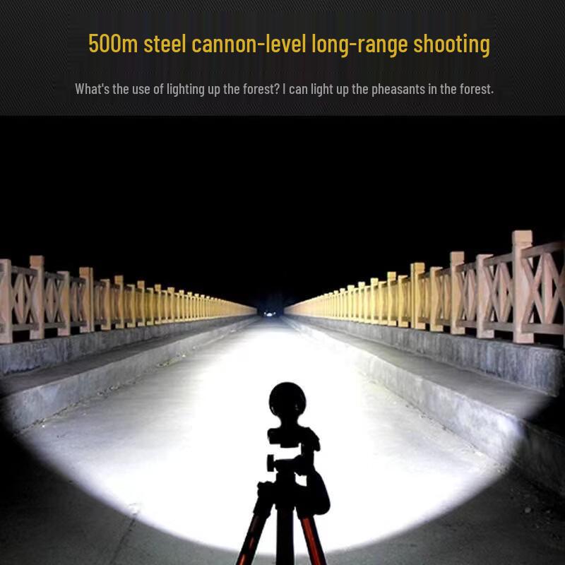 OEING Powerful Zoomable Rechargeable LED Flashlight