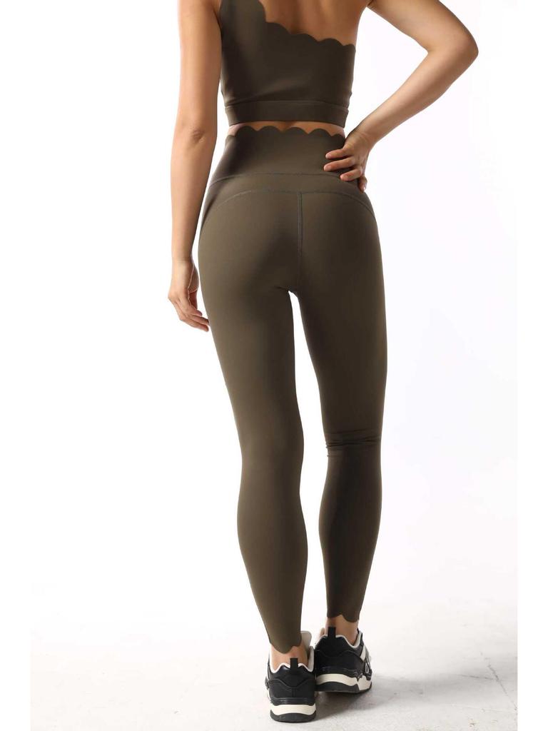 Women’s Yoga Lace Hip-Lifting Slimming Sports Pants for Cycling, Jogging, and Fitness