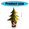 Miniature Artificial Christmas Tree Portable Christmas Tree with Festival Ornament for Intimate Holiday Setting