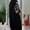 Autumn and Winter Plus Velvet Thickened Fashion Loose Sweater Diamond Bear Round Neck Top Women