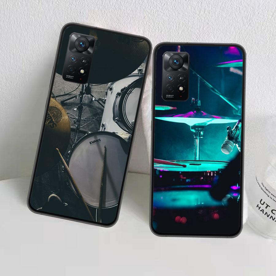 Drum Drummer Music Dj Phone Case For Redmi 13C 14C Note 13 14 Pro 5G Plus 12 12C 10 10A 10C 9 9A 9C 9T 8 8A K70 Pro Xiaomi Cover