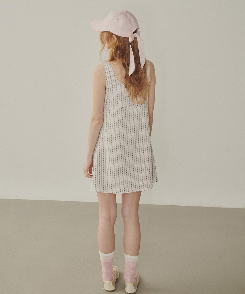 Melly And Rose Rose Embroidery Mini Dress (315299)_White
