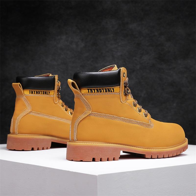 Men's & Women's Ankle Boots Genuine Leather Short Boots Retro Tooling Boots Casual Shoes