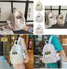 Cute Korean Style Nylon School Backpack For Girls Breathable And Lightweight Durable With High Color Value