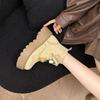 Fashion | WomenAnkle Boots 2025 Winter Warm Fur Chunky Sneakers Lace Up Non-Slip Punk Shoes Breathable  High Platform Motorcycle Boot