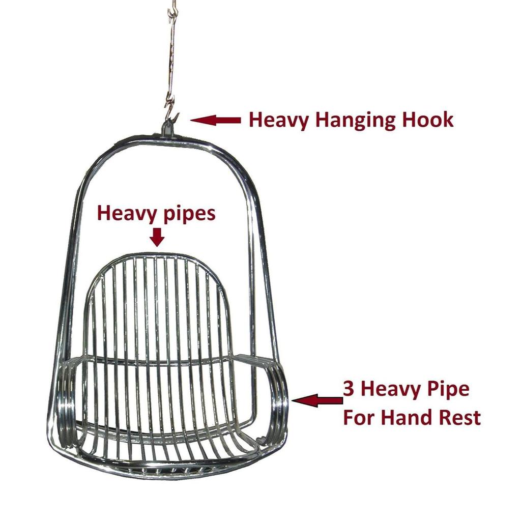 Stainless Steel Swing Hammock Chair with Cushion & Accessory