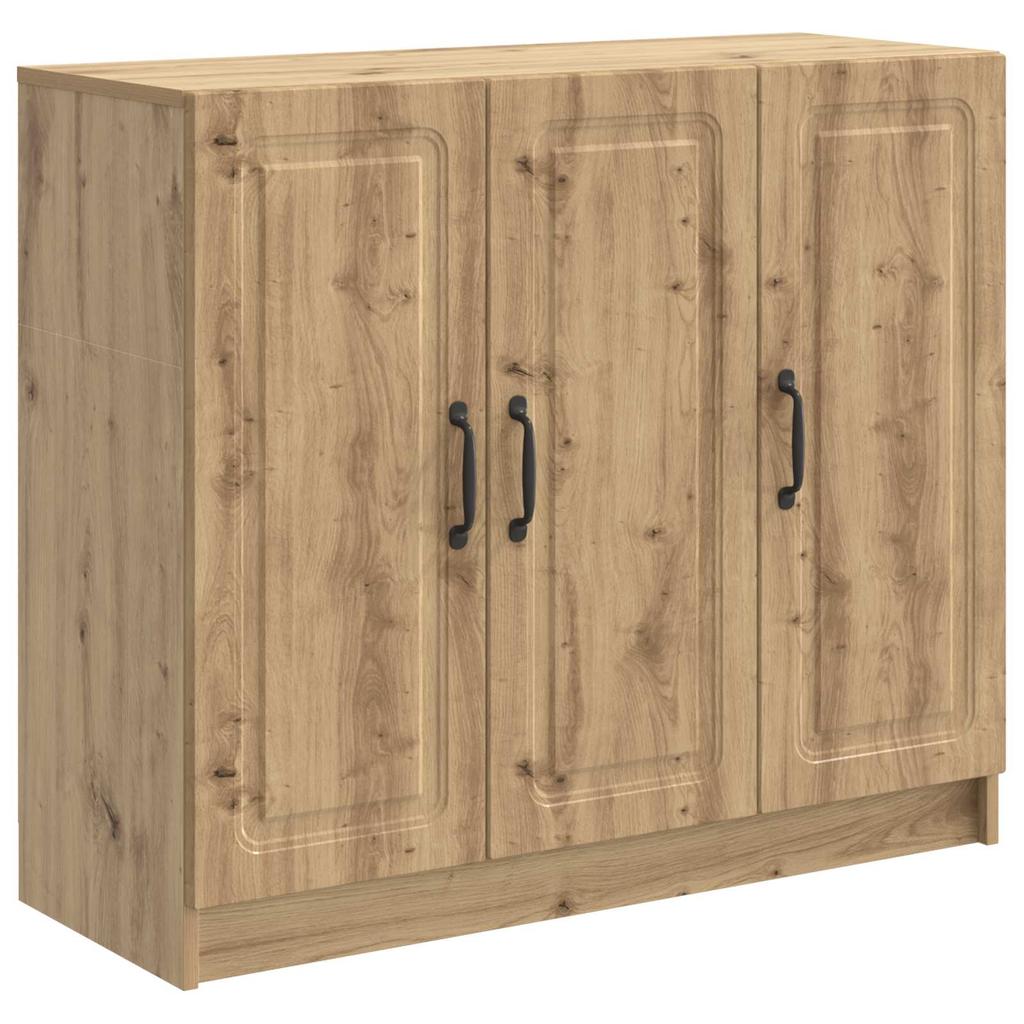 Artisan Oak Sideboard 89 X 34.5 X 77 Cm Particleboard