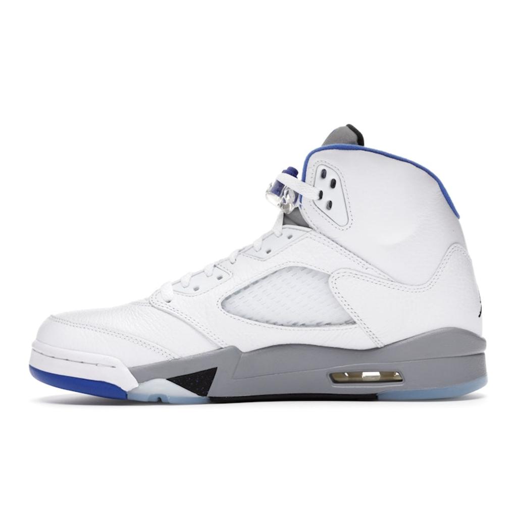 Air Jordan 5 Retro Stealth 2.0 Men Sneakers White Black Hyper-Royal DD0587-140