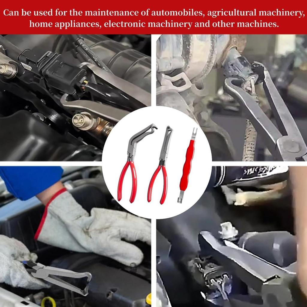 3 BUC Clești de Deconectare Electrică Pentru Mașini, Instrument Separator Conector Electric și Clești Conector Electric Auto