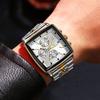Men Watch Light Luxury Brand High End Business Multi Functional Three Eye Six Pin Steel Waterproof Male Fashion Quartz Watches