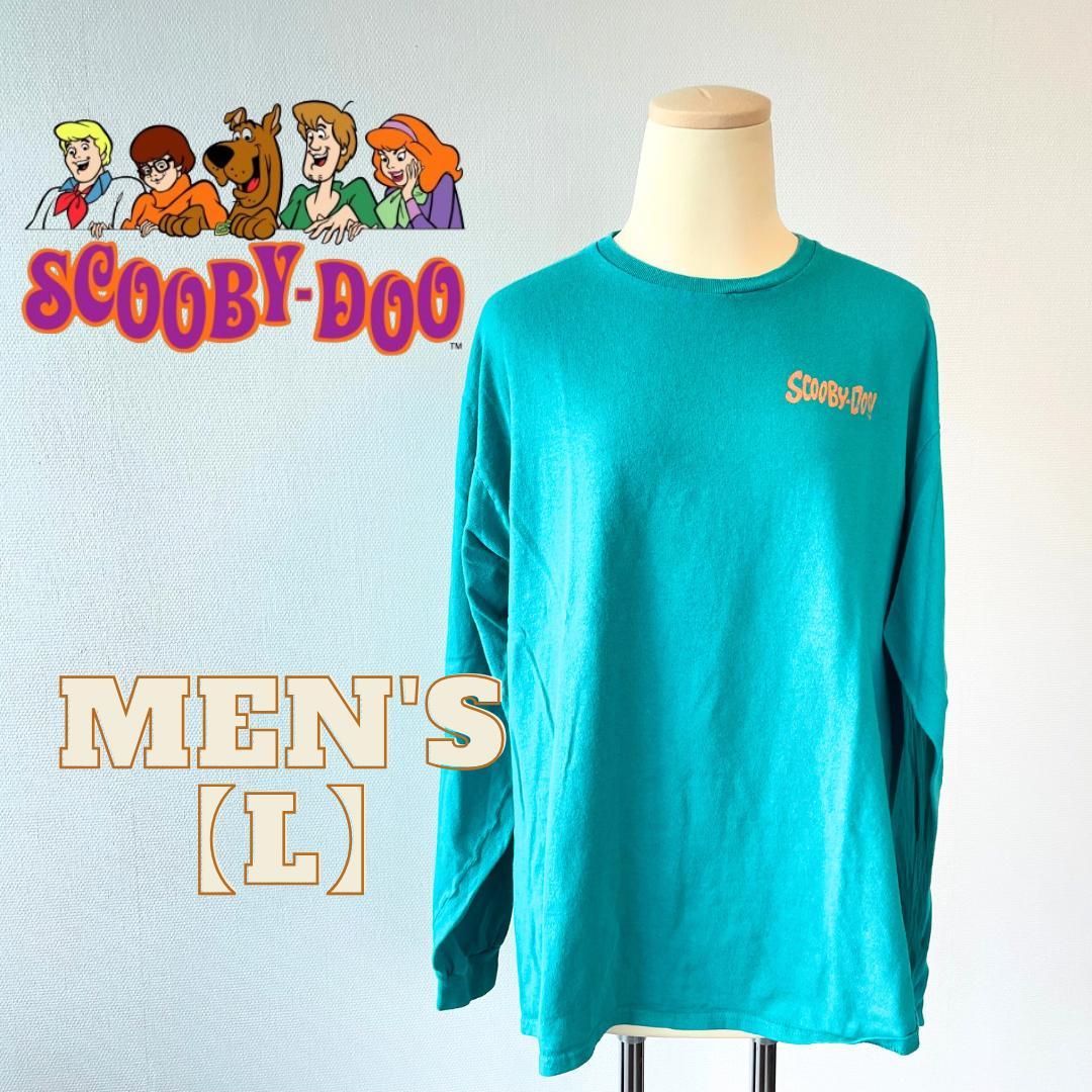 

[USED] Scooby-Doo Long Sleeve Top, Size L, Turquoise