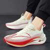 Autumn Running Shoes for Men's Carbon Plate Shock Absorption Small Size Sports Shoes Breathable Couple Casual Travel Shoes Professional